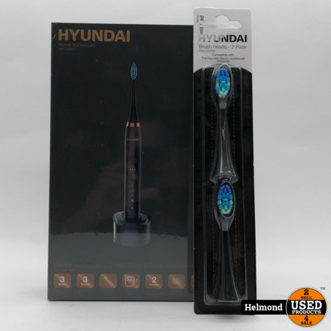 Hyundai Elektrische Tandenborstel HHC232002 Incl. 2 extra opzetborstels | Nieuw in seal met 3 maanden garantie