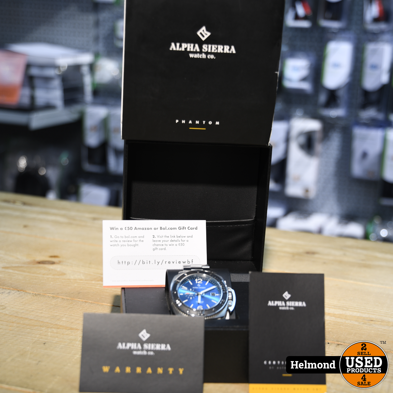 Alpha Sierra Phantom F4-B001 Automaat Heren Horloge | In Nette Staat - Used  Products Helmond