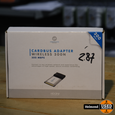Icidu Cardbus Adapter Wireless 300N 300MBPS | Nieuw In Seal