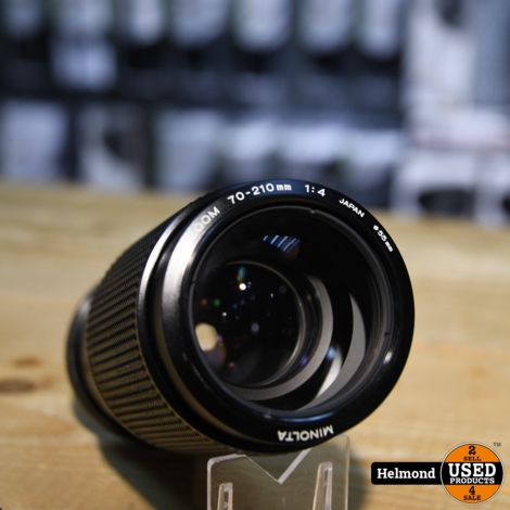 Minolta MD Zoom 70-210mm 1:4 Lens Zwart | Nette Staat