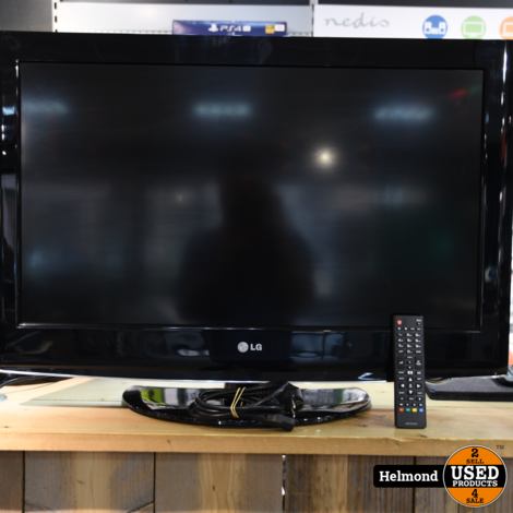 LG 32LD420 LCD TV 32 inch Zwart | Gebruikt