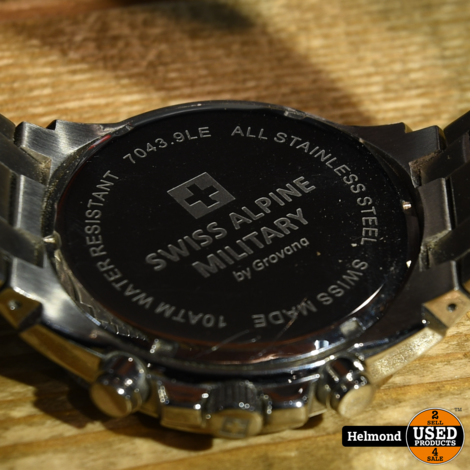 Swiss Alpine Military 7043.9132SAM Heren Horloge | Nette Staat