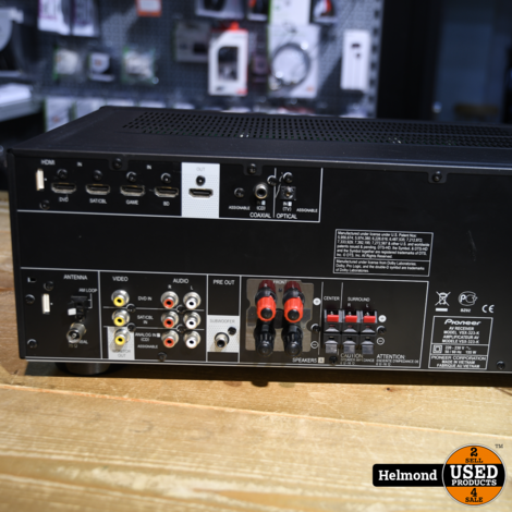 Pioneer VSX-323 AV Receiver Zwart met Afstandsbediening | Nette Staat