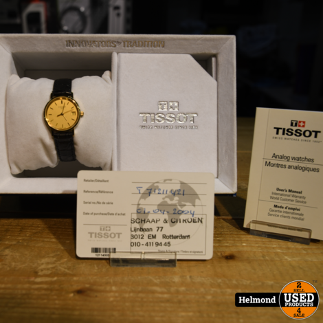 TISSOT T71.2.114.21 Gouden Dames Horloge | ZGAN