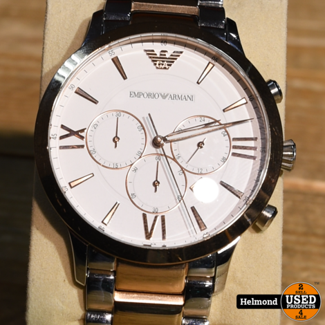 Emporio Armani AR11209 Herenhorloge Zilver | Nette Staat