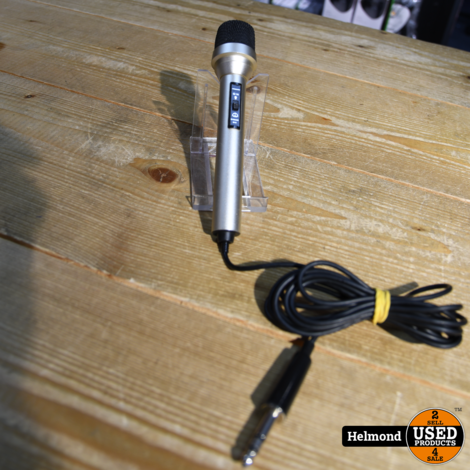 Hosiden Dynamic Mic 1974 Zilver | Nette Staat