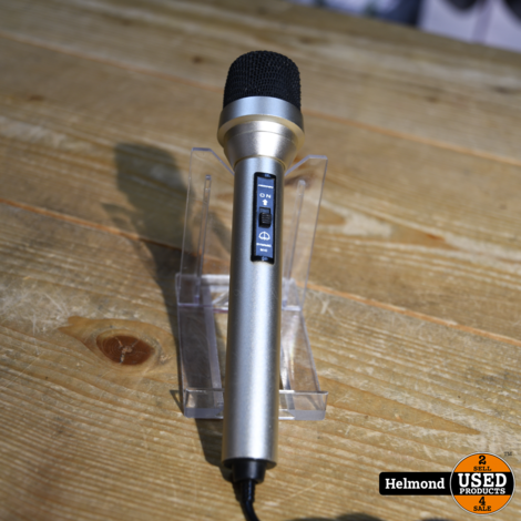 Hosiden Dynamic Mic 1974 Zilver | Nette Staat