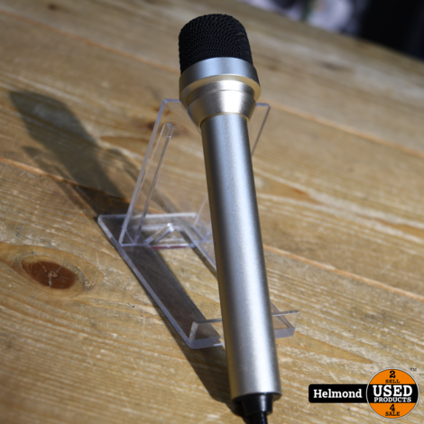 Hosiden Dynamic Mic 1974 Zilver | Nette Staat