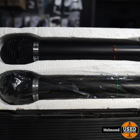 K&K AT-306 VHF Wireless Microphone Zwart | Nette Staat