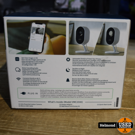 Arlo Essential VMC2040-100EUS Wired Camera | Nieuw in Doos