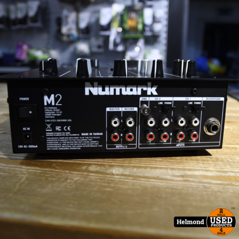 Numark M2 Total Black 2-Kanaals Scratch Mixer | Nette Staat