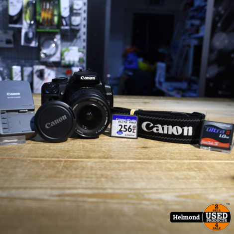 Canon EOS 400D + EFS 18-55mm Zwart | Nette Staat
