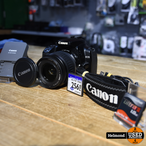 Canon EOS 400D + EFS 18-55mm Zwart | Nette Staat