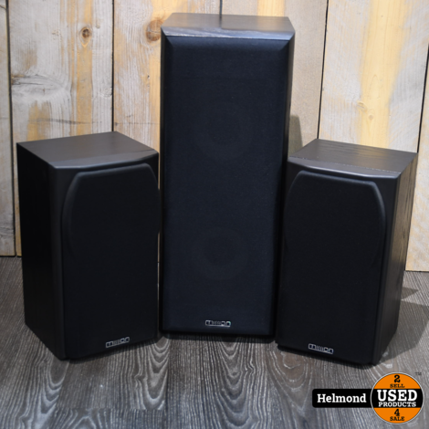 Mission 70C2 Speaker Set 3 stuks Zwart | Nette Staat