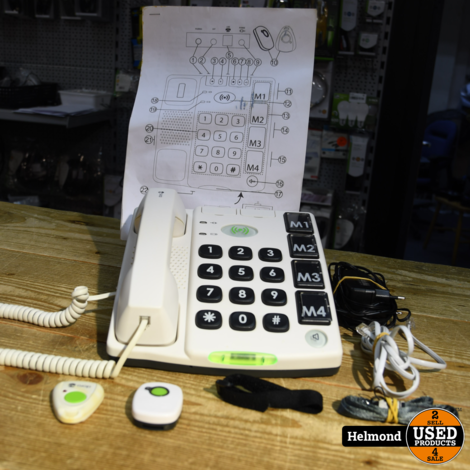 Doro Care SecurePlus 347 - Senioren Vaste telefoon - Wit | Nette Staat