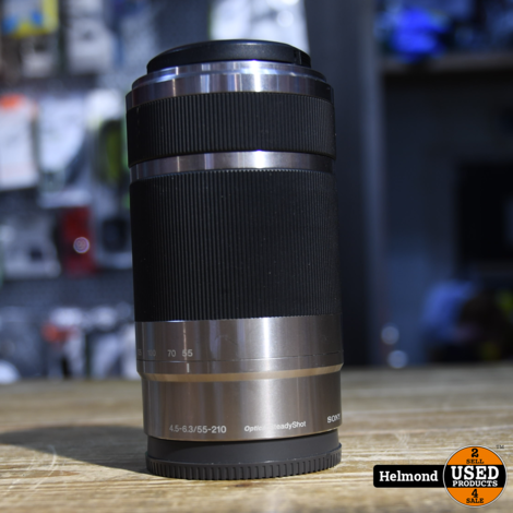 Sony SEL55210 55-210mm OSS Lens Zilver Zwart | Nette Staat