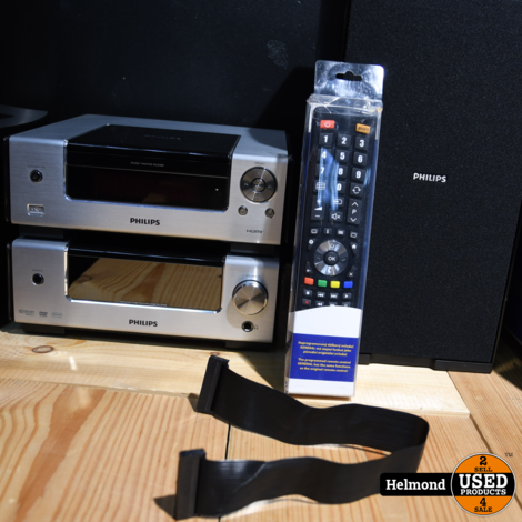 Philips MCD909 Stereo Zwart met Speakers | Nette Staat