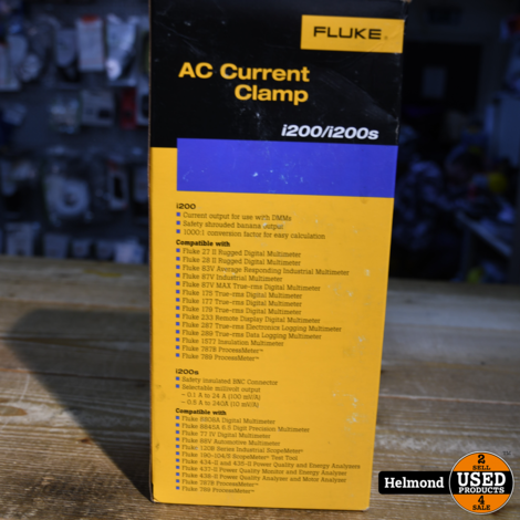 Fluke i200 AC Current Clamp | Nieuw in Seal