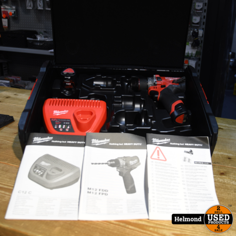 Milwaukee M12 FPD Slagboormachine 2 Accu's en Lader | Nieuw in Koffer