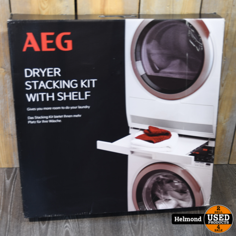 AEG SKP11GW Dryer Stacking Kit With Shelf | Nieuw in Doos