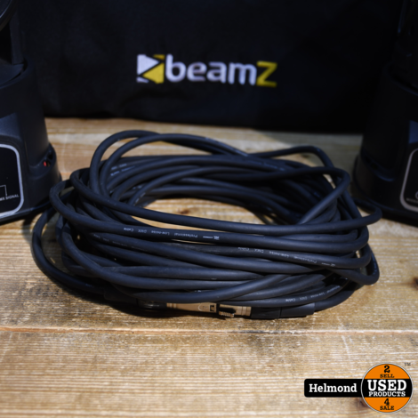 Beamz Movingheadset 2x MHL74 Wash in Flightbag | In Zeer Nette Staat