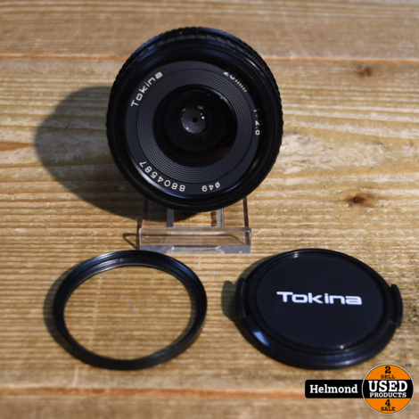 Tokina M/MD 28mm 1:2.8 Groothoek Lens Zwart | Nette Staat