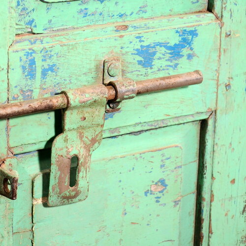 Kamerscherm turquoise blauw