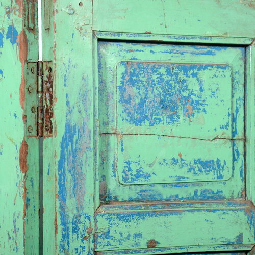 Kamerscherm turquoise blauw