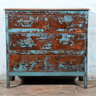 Ladekast dresser blauw