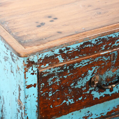 Ladekast dresser blauw