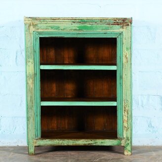Turquoise boekenkastje
