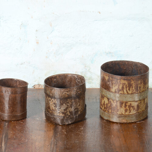 Mix van 3 planten/opberg potjes