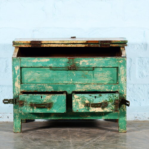 Winkelkist turquoise