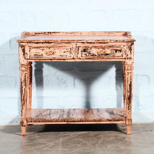 Roze sidetable / commode