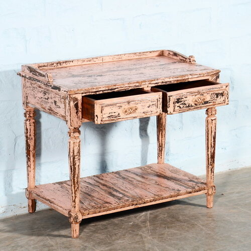 Roze sidetable / commode
