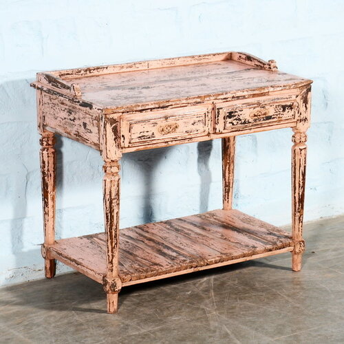 Roze sidetable / commode