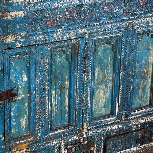 Antieke Damchiya Blauw