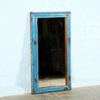 Spiegel Edge blauw