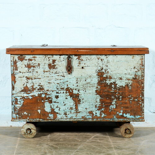 Kist groen patina