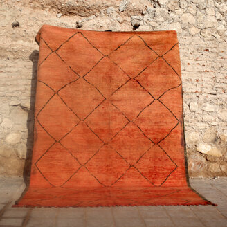 Vintage Beni Ourain roze / oranje 160 x 280