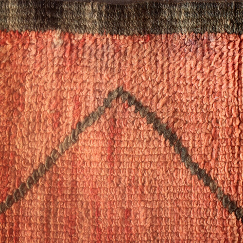 Vintage Beni Ourain roze / oranje 160 x 280
