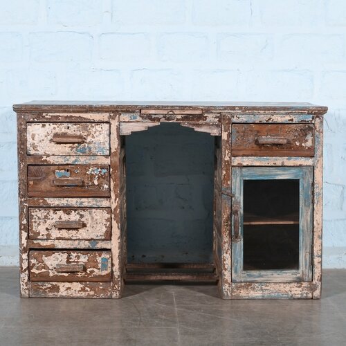Antiek bureau patina