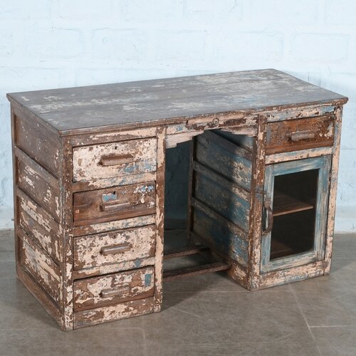 Antiek bureau patina