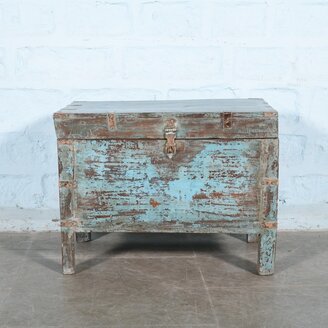 Dekenkist blauw