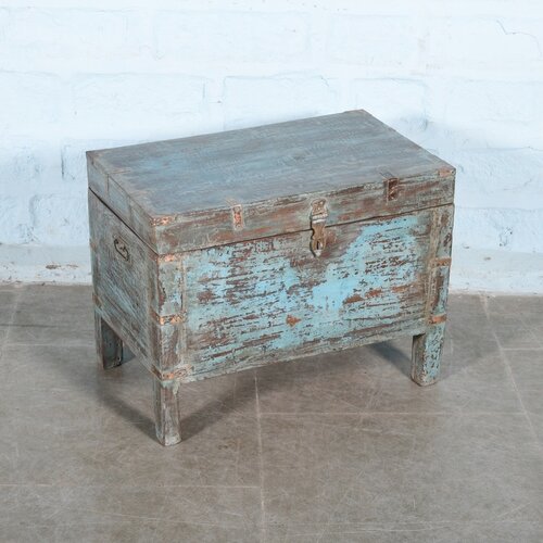 Dekenkist blauw