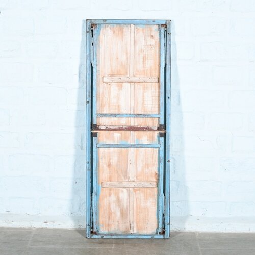 Indiase vintage klaptafel markttafel blauw