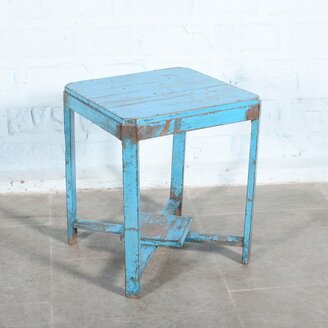 Krukje / Bijzettafeltje blauw