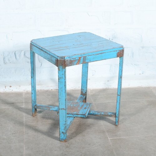 Krukje / Bijzettafeltje blauw
