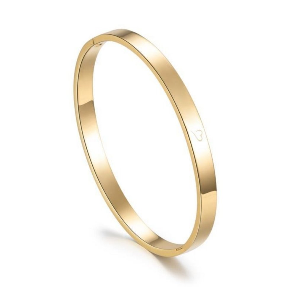 Exclusive Bangle Love Gold 6mm Exclusive Bangle Love Gold 6mm