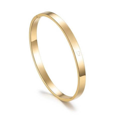 Exclusive Bangle Love Gold 6mm Exclusive Bangle Love Gold 6mm